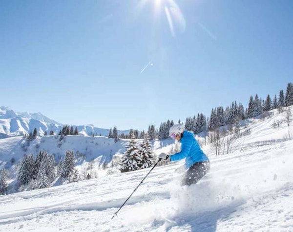 Les Portes du Mont-Blanc ski resort Combloux ski resort – ski slopes and ski lifts