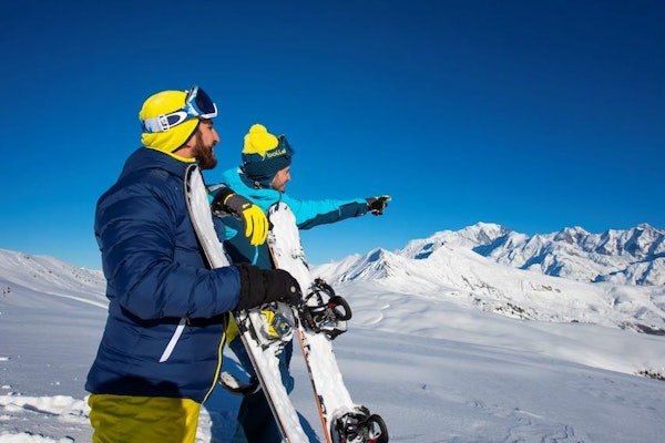 Crest-Voland Cohennoz ski resort – ski slopes and ski lifts