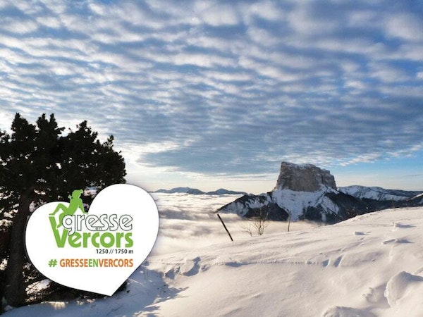 Gresse-en-Vercors ski resort – ski slopes and ski lifts