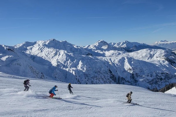 Les Contamines-Montjoie ski resort – ski slopes and ski lifts