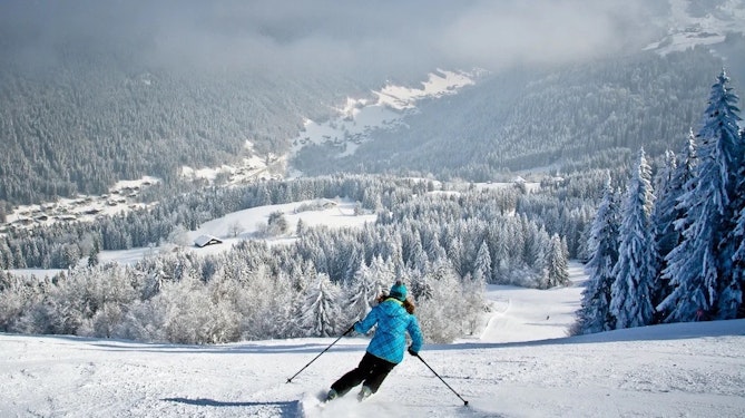 Morzine ski resort – ski slopes and ski lifts