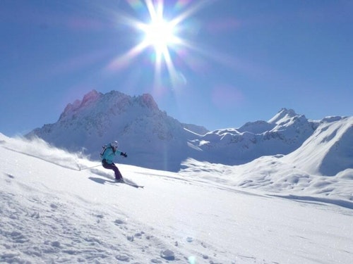 Valfréjus ski resort – ski slopes and ski lifts