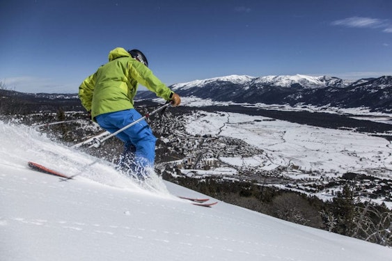 Les Angles ski resort – ski slopes and ski lifts