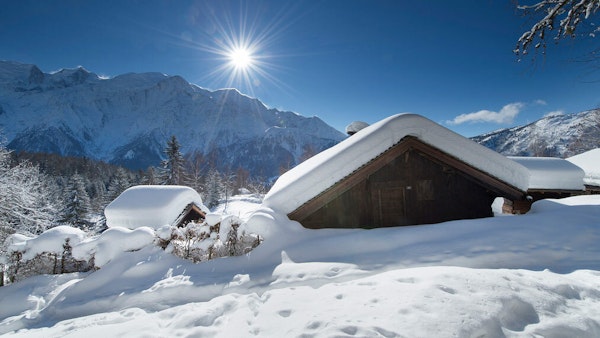 Les Houches ski resort – ski slopes and ski lifts