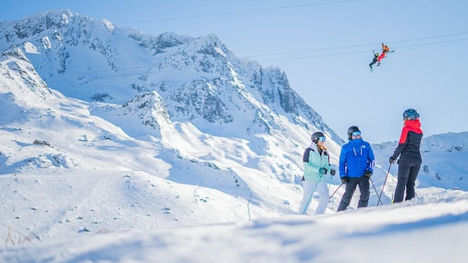 Val Thorens / Orelle ski resort in the 3 Vallées
