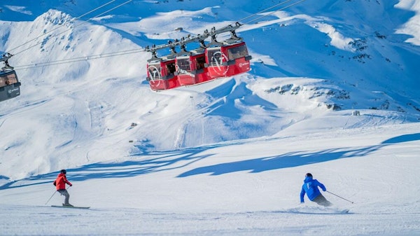 Val Thorens / Orelle ski resort in the 3 Vallées