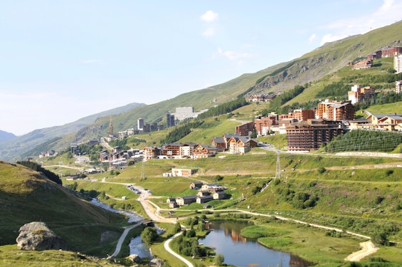 Les Menuires in summer Les Menuires in summer — Les 3 Vallees Savoie resort off-season