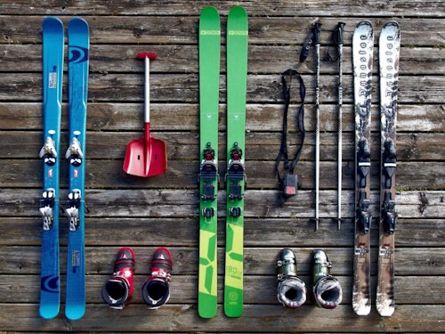 Discounted ski equipment and gear