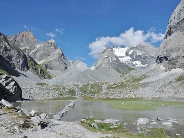 Lac des Vaches in Pralognan-la-Vanoise national park