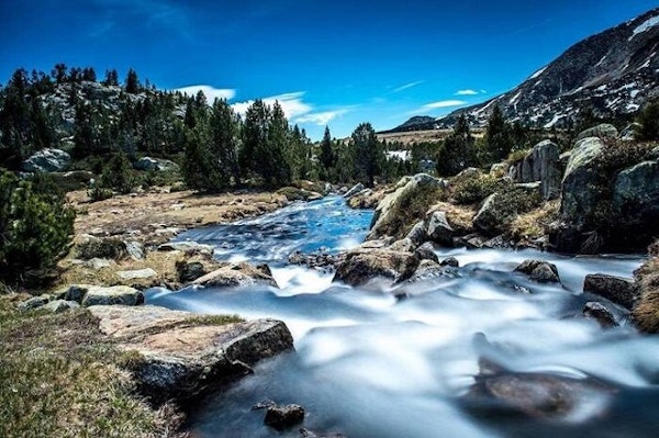 Lac des Bouillouses near Font-Romeu ski resort