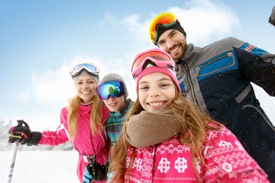 Family skiing at an affordable resort — ski pass savings with Passe Montagne