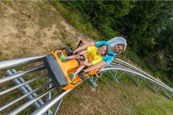 Summer luge at Les Saisies Savoie — fun descent at Beaufortain resort