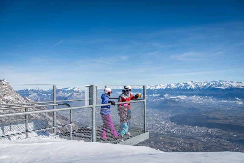 Belvédère de Lans-en-Vercors surplombant la vallée en Isère