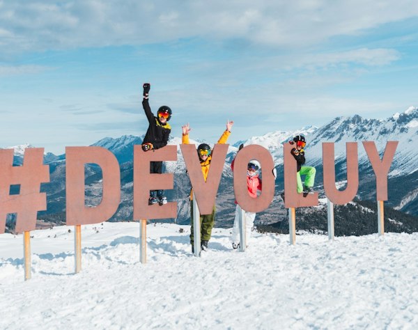 Pistes de ski du domaine du Dévoluy dans les Hautes-Alpes