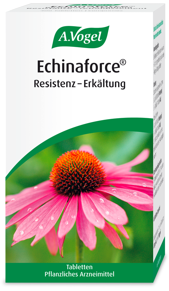 A.Vogel Echinaforce® Resistenz-Erkältung. 400 Tabletten. Produktaufnahme von A.Vogel Echinaforce® Resistenz-Erkältung. 400 Tabletten.