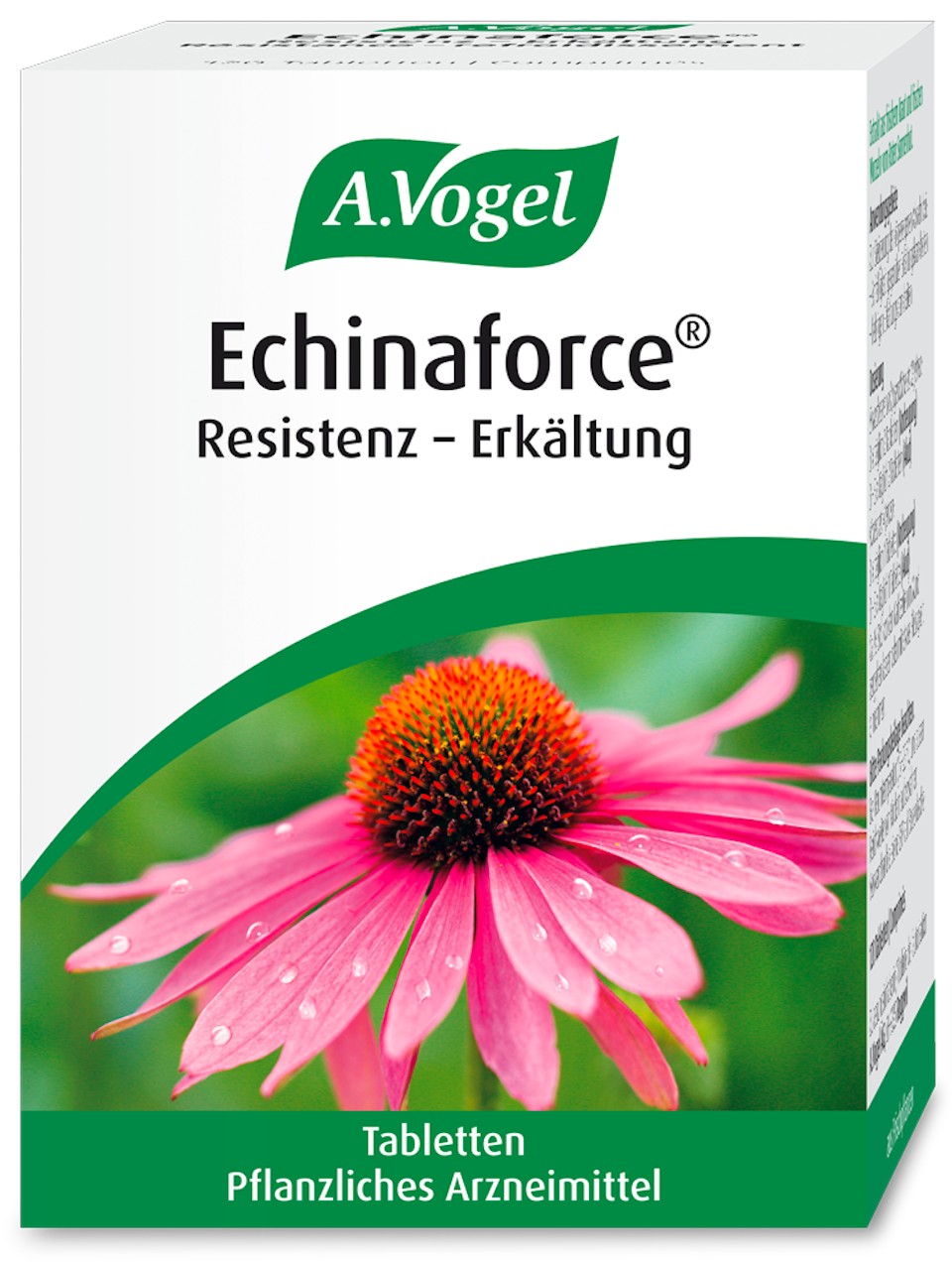 Produktaufnahme von A.Vogel Echinaforce® Resistenz-Erkältung. 120 Tabletten.