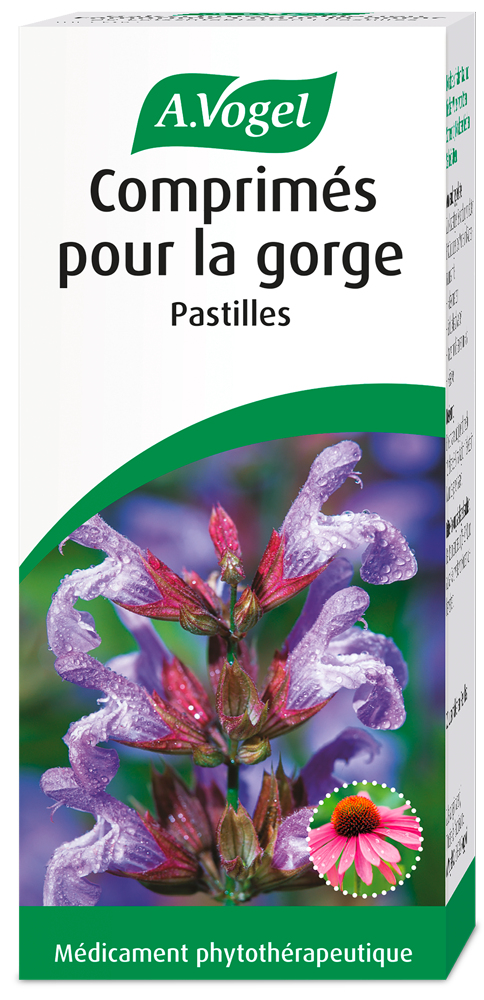 A.Vogel Comprimés pour la gorge, pastilles Photo du produit A.Vogel Comprimés pour la gorge, pastilles