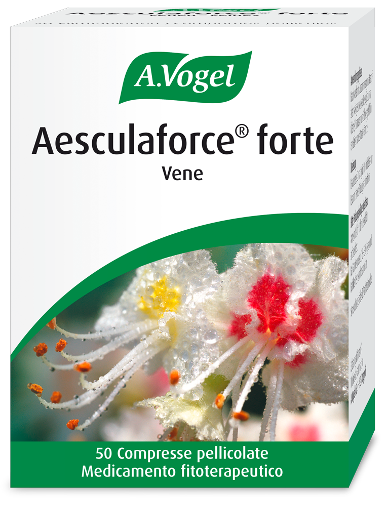 A.Vogel Aesculaforce® forte Vene, 50 compresse rivestite con film Immagine del prodotto A.Vogel Aesculaforce® forte Vene, 50 compresse rivestite con film