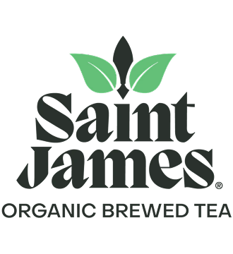Saint James organic brewed tea logo