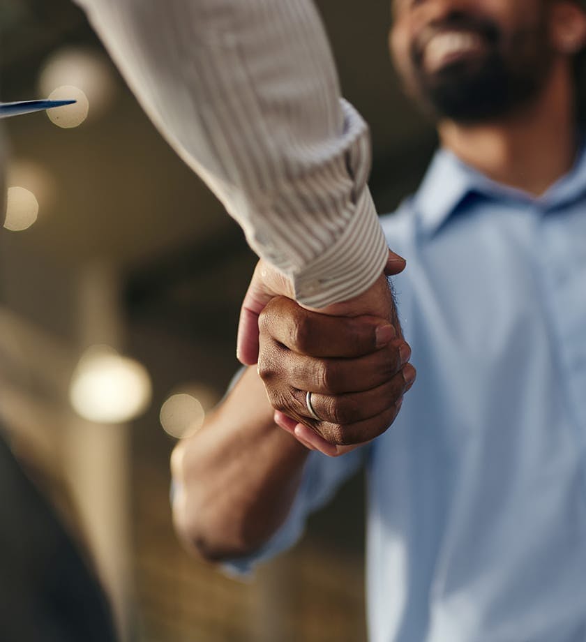 people shaking hands