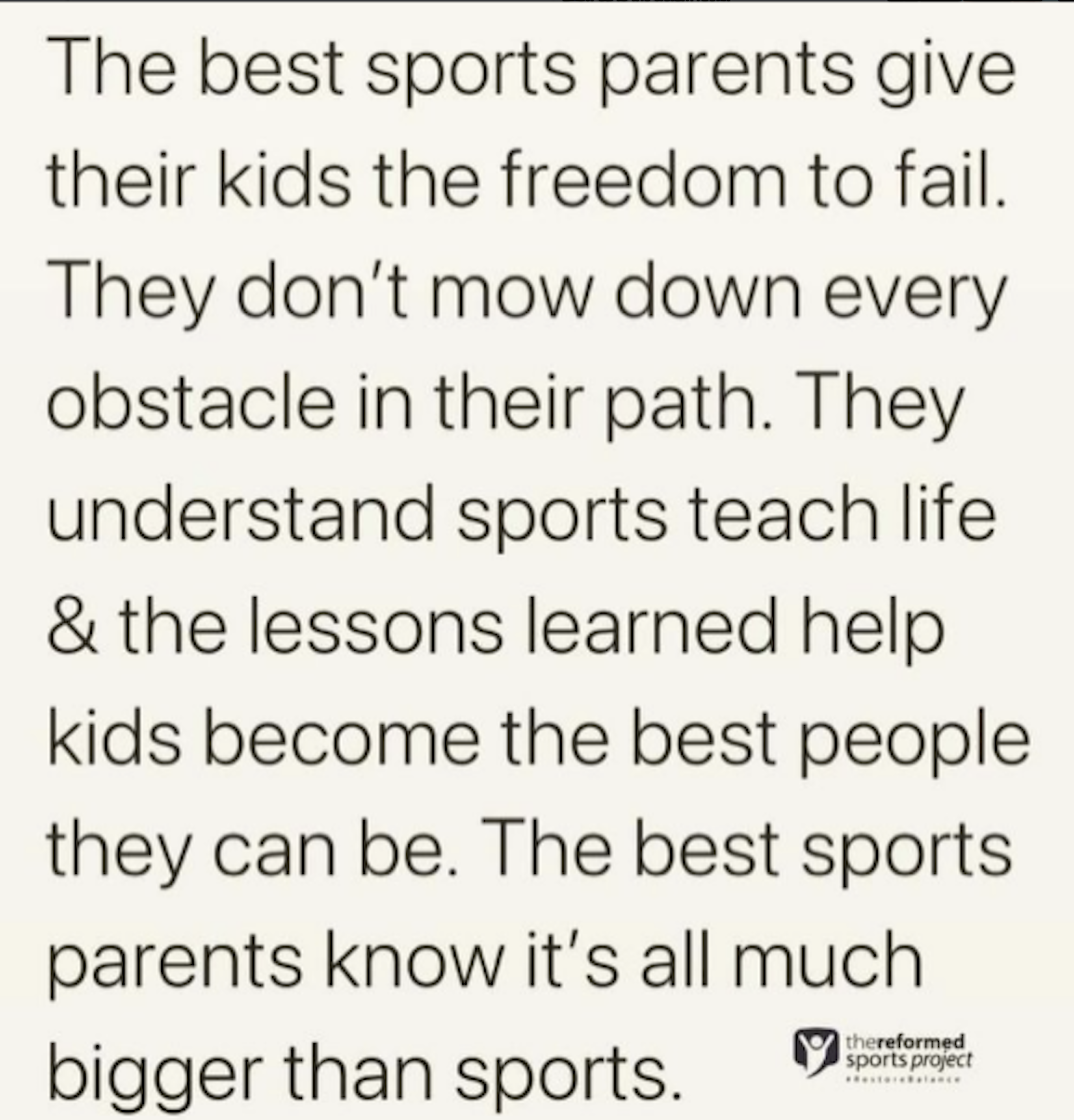 Let Them Play and Enjoy The Game