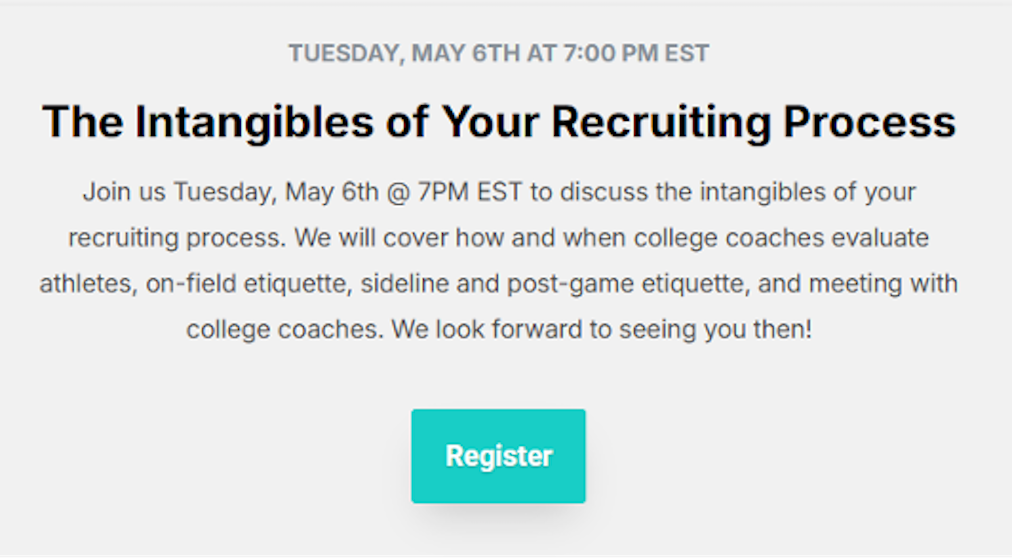 April College Recruiting Newsletter 2025
