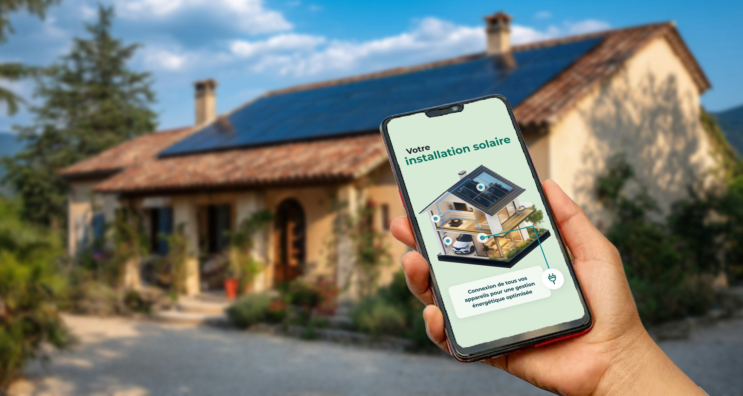 domotique panneau solaire