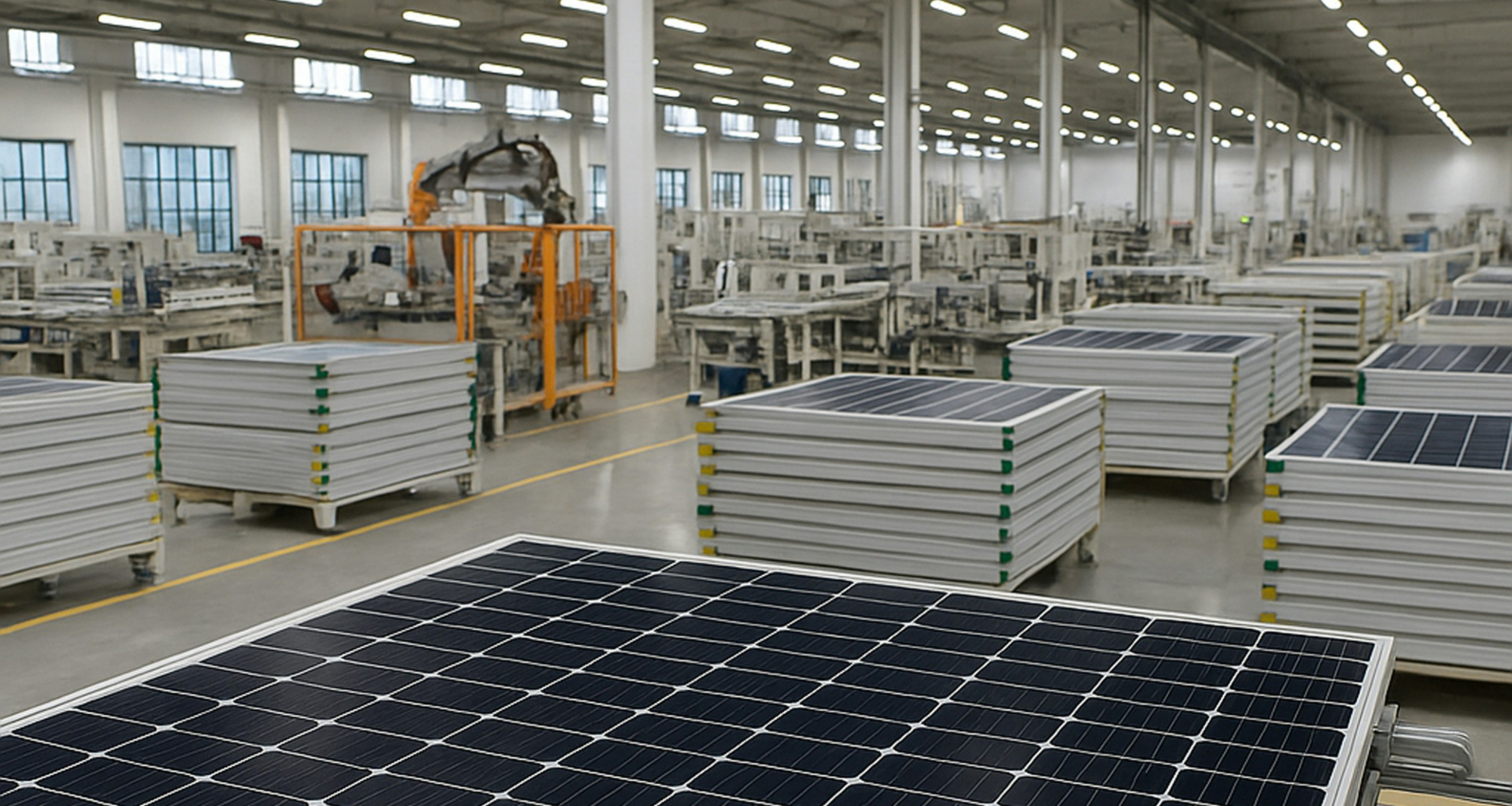 usine fabricant panneaux solaires