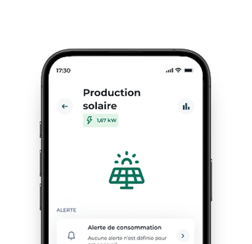 capture d'écran application Mon Énergie by CA suivi temps reel