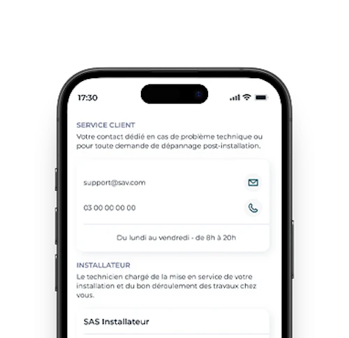 capture d'écran application Mon Énergie by CA service client