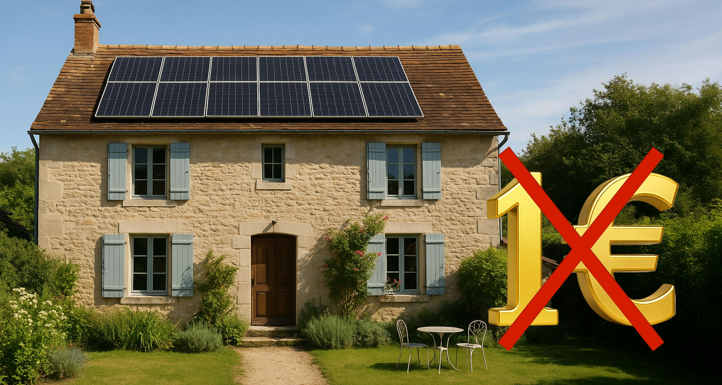 panneau solaire 1 euro