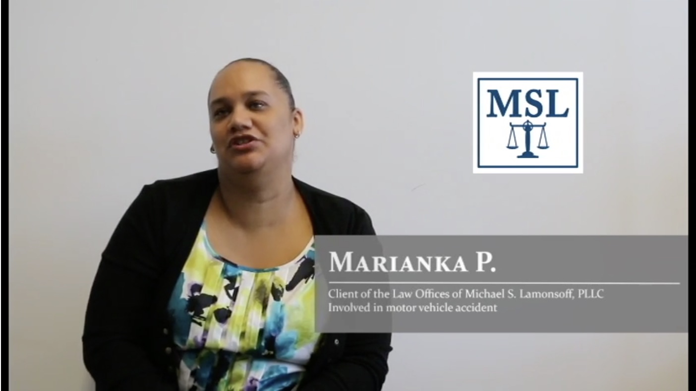 Motor Vehicle Accident Client Testimonial
