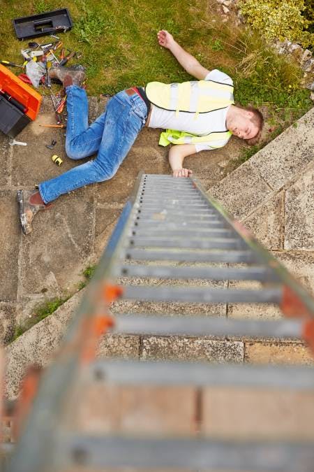 Man on the floor