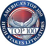 America's Top 100 High Stakes Litigator Award 