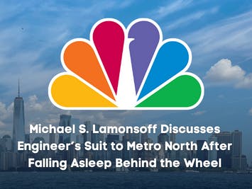 Michael discusses Engineer’s suit to Metro North after falling asleep
