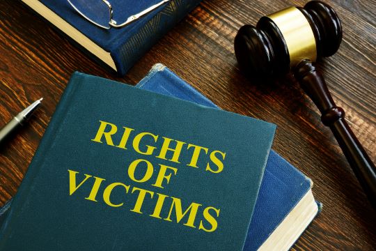 book showing rights of victims