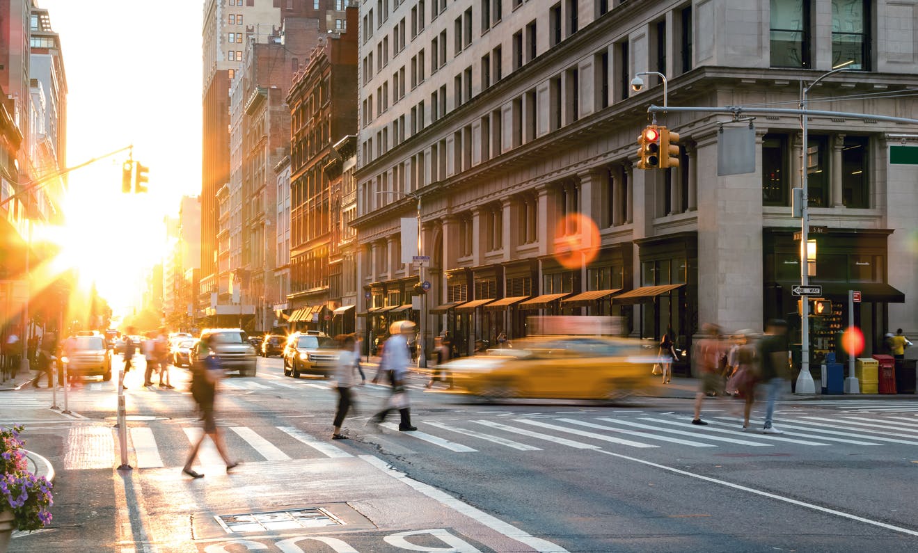 new york sidewalk