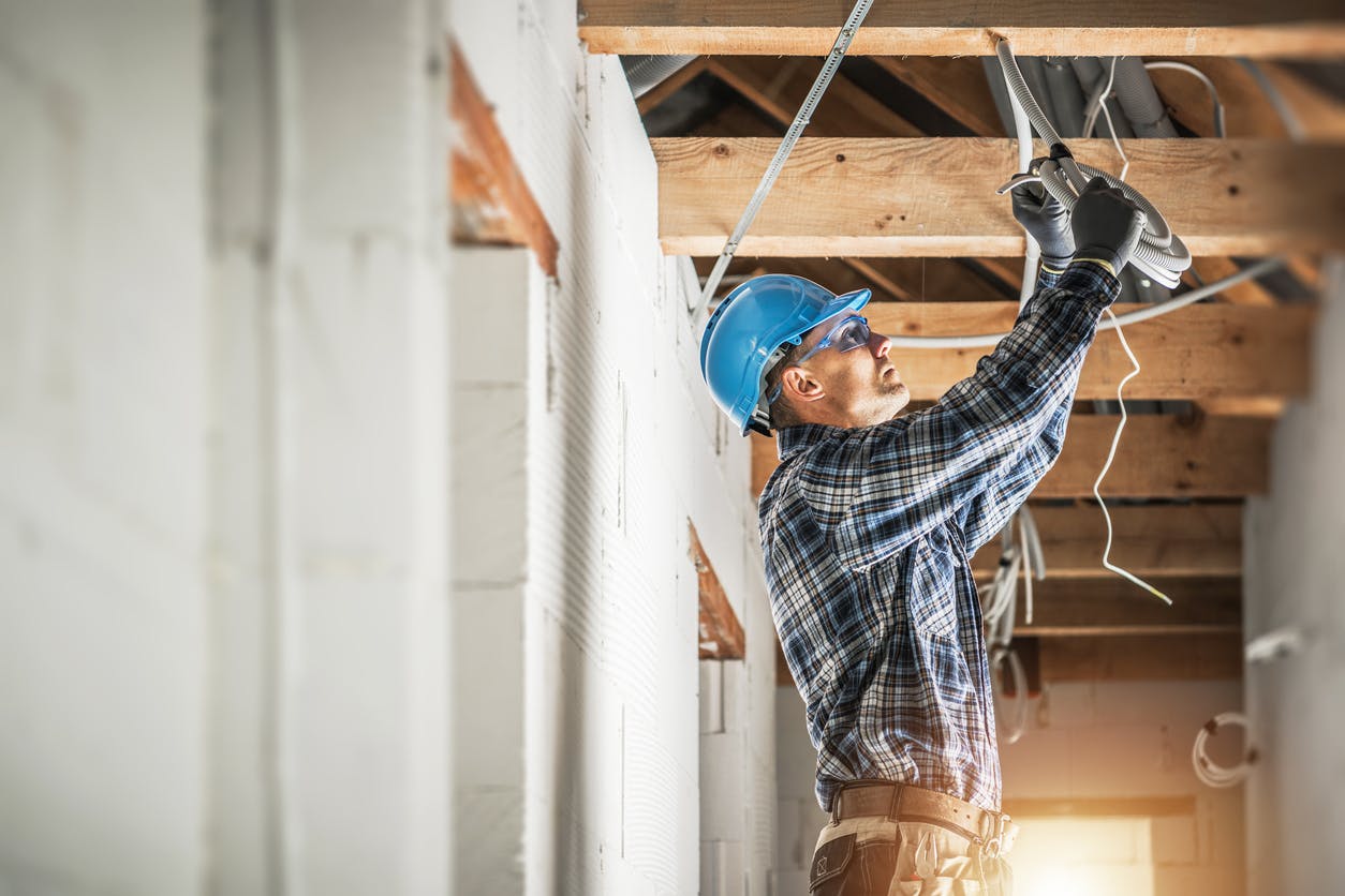 electrician working