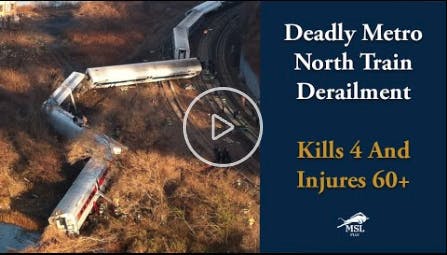video on the deadly metro north train derailment