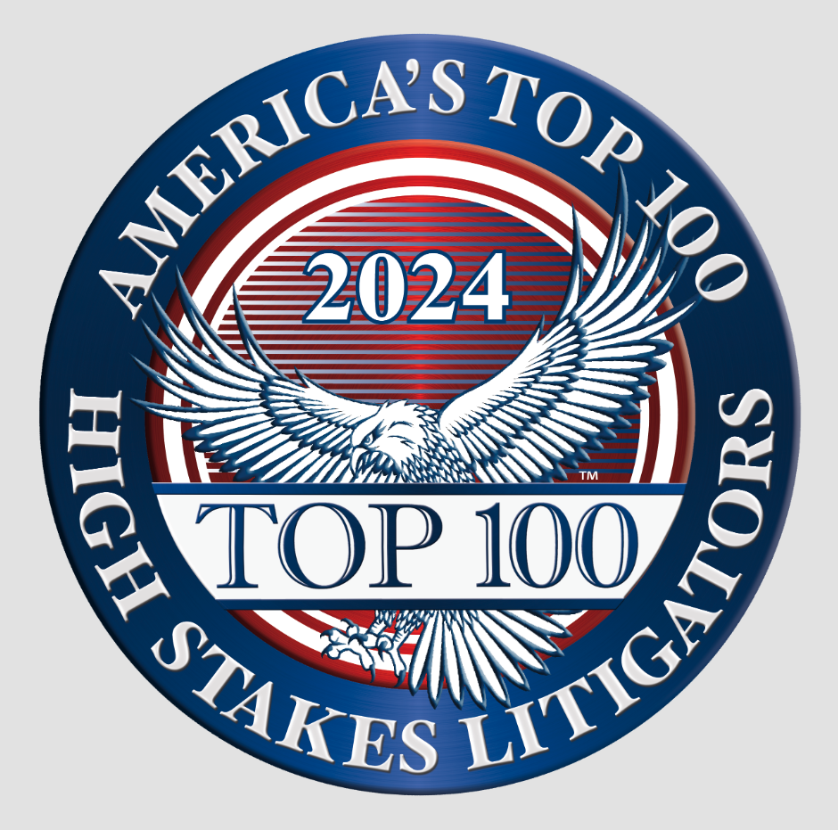America's Top 100 High Stakes Litigator Award 