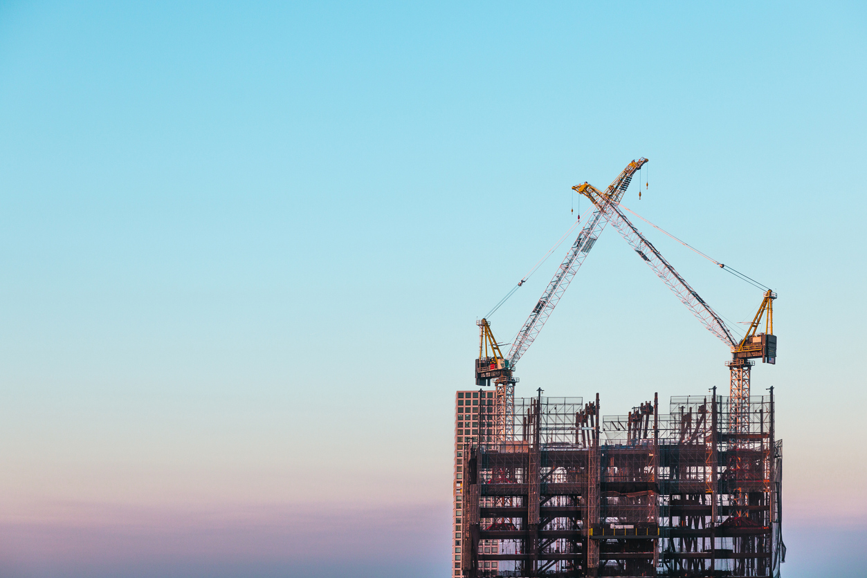 A building that's being constructed
