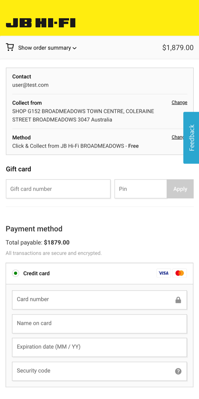 JB HiFi The Working Party