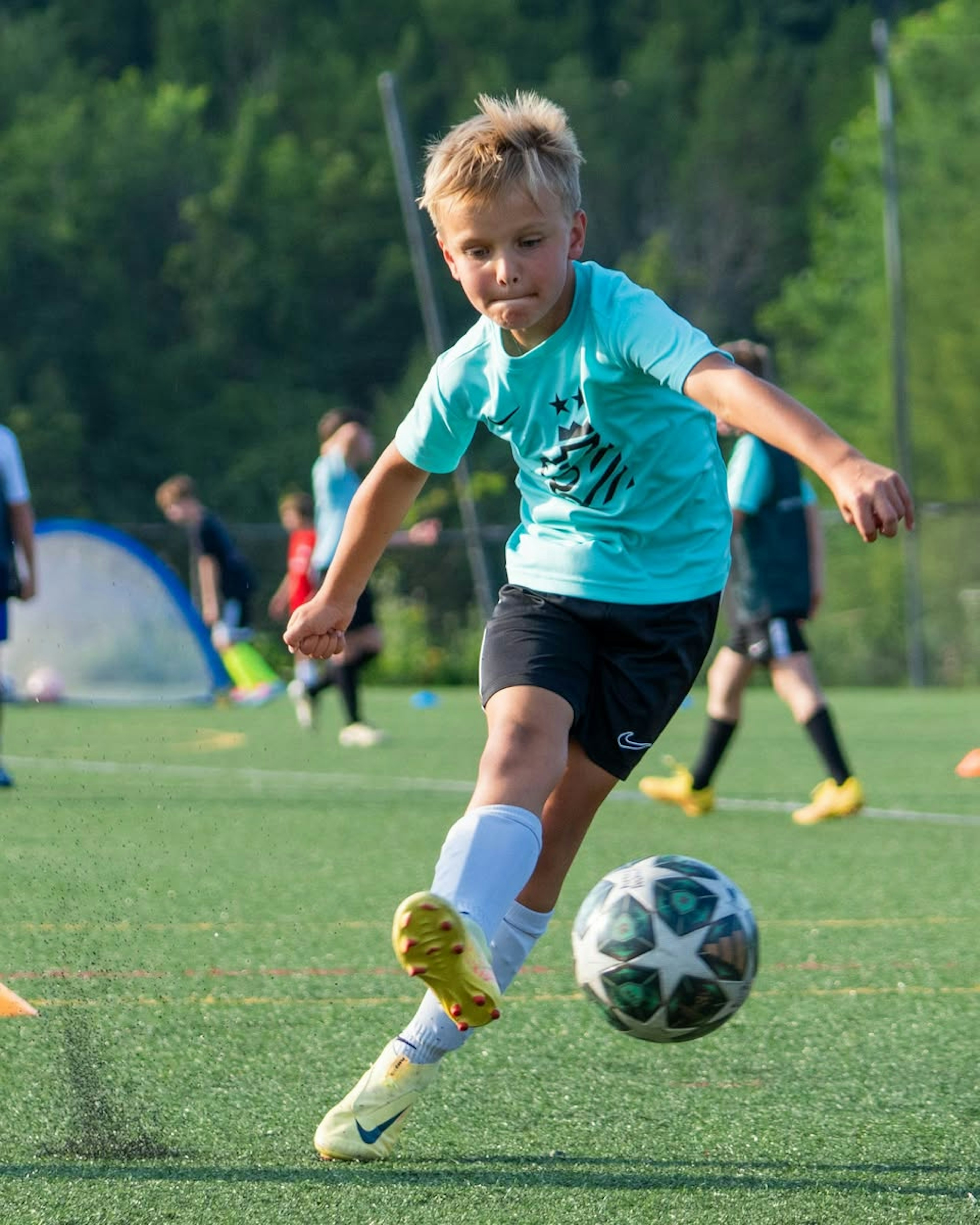 training boy