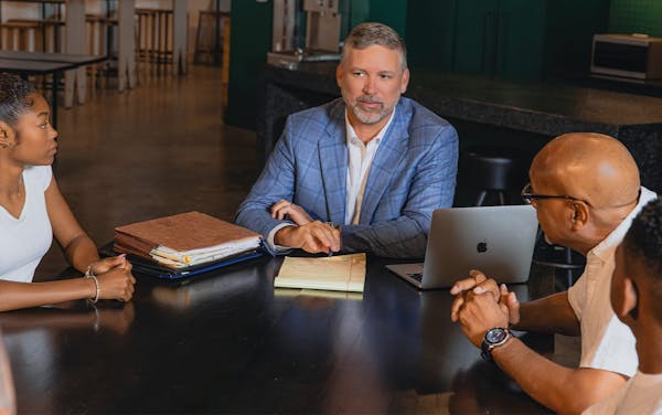 attorneys working with family