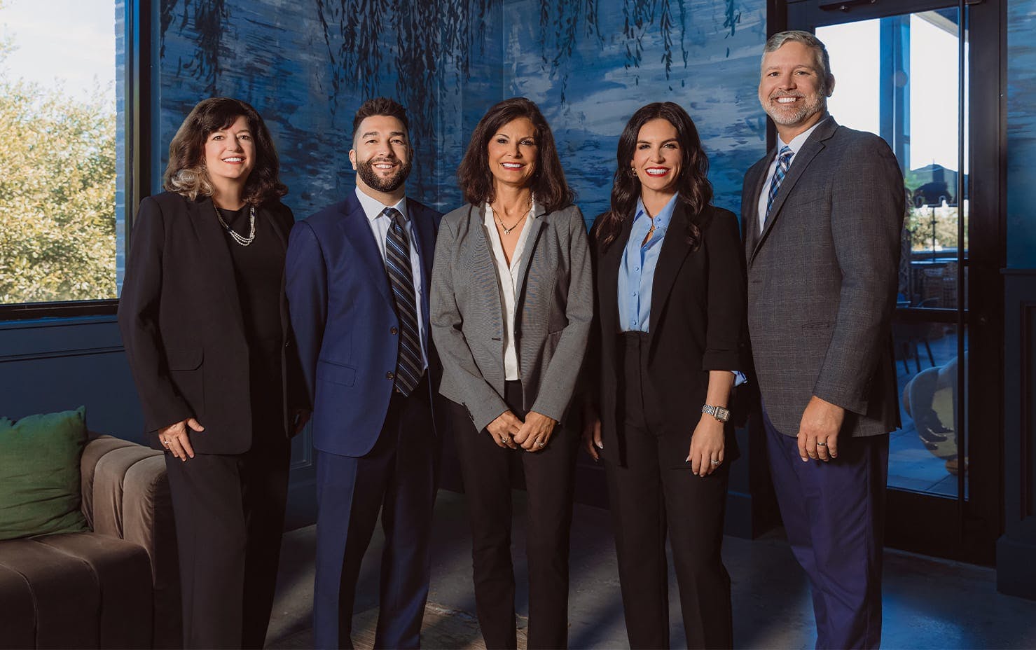 group of attorneys smiling