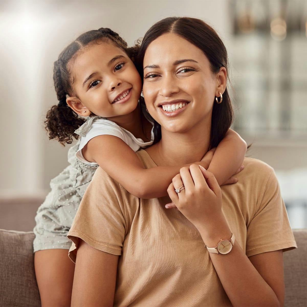 woman and he daughter