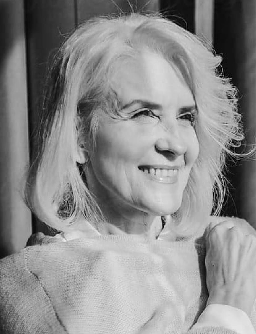 Beautiful middle aged woman smiling