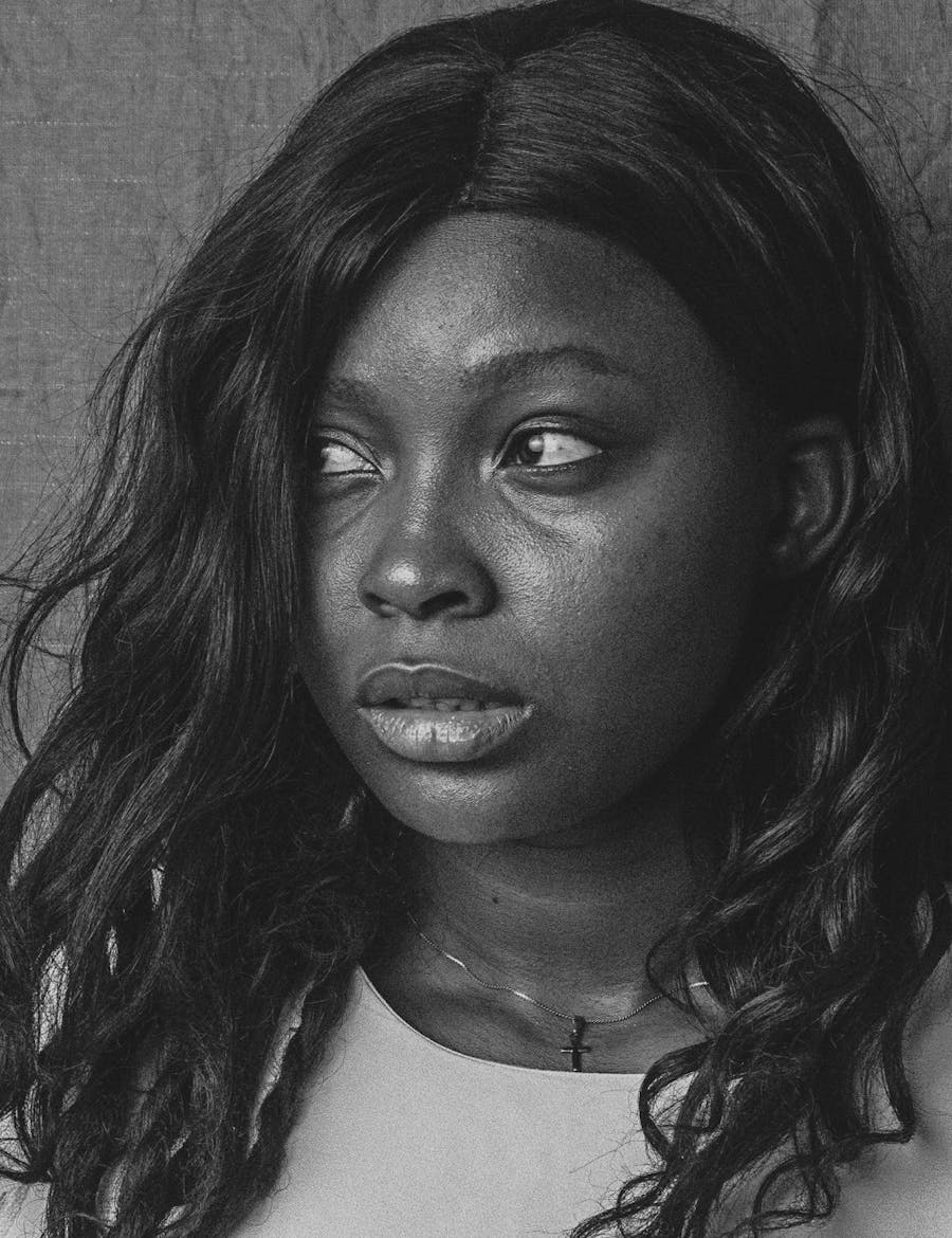 A beautiful woman's face