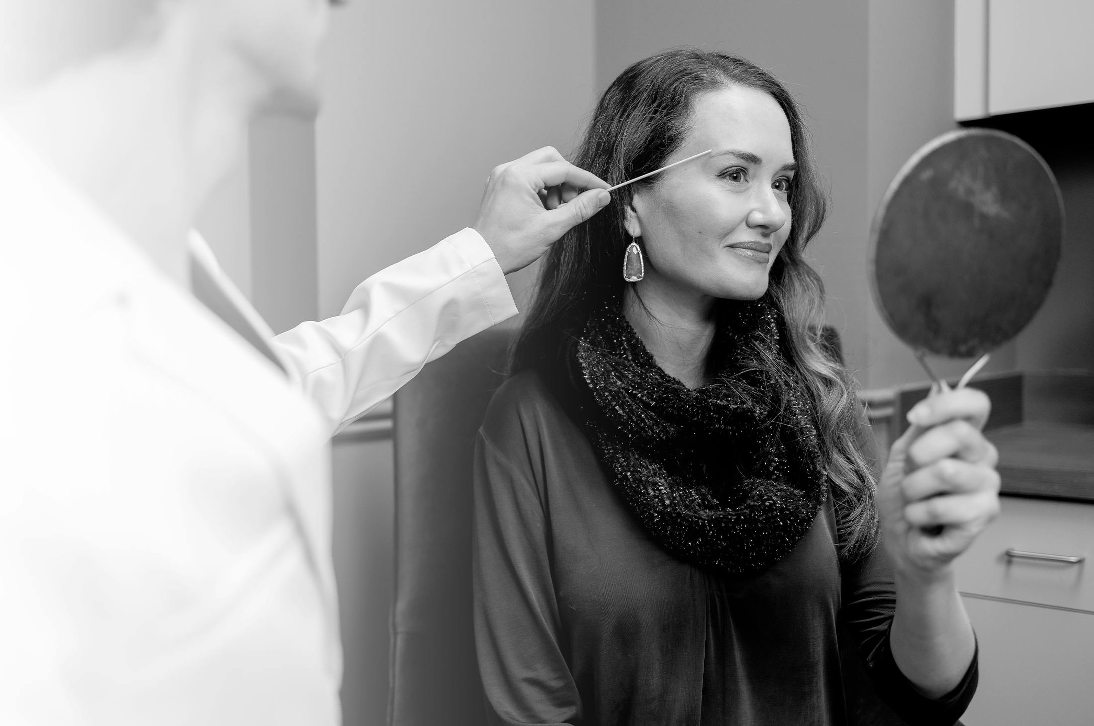 Dr. Bryant with patient