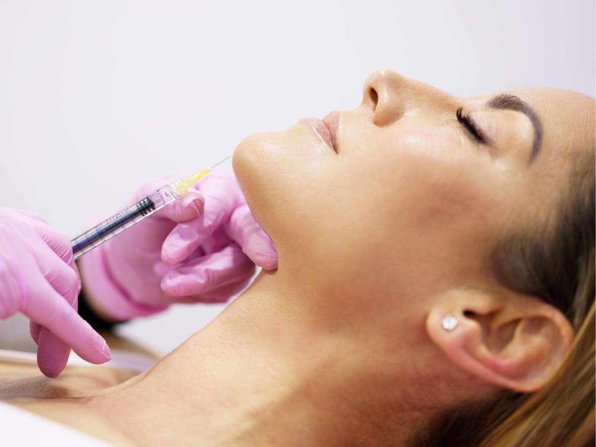 Women receiving Kybella treatment